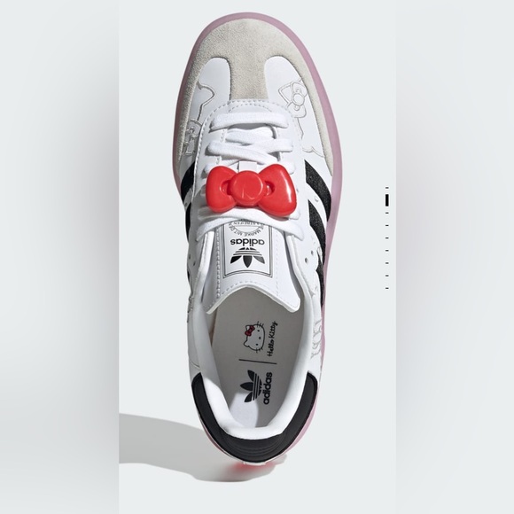 Adidas Sambae Hello Kitty shoes size 7W new in box - Picture 2 of 10